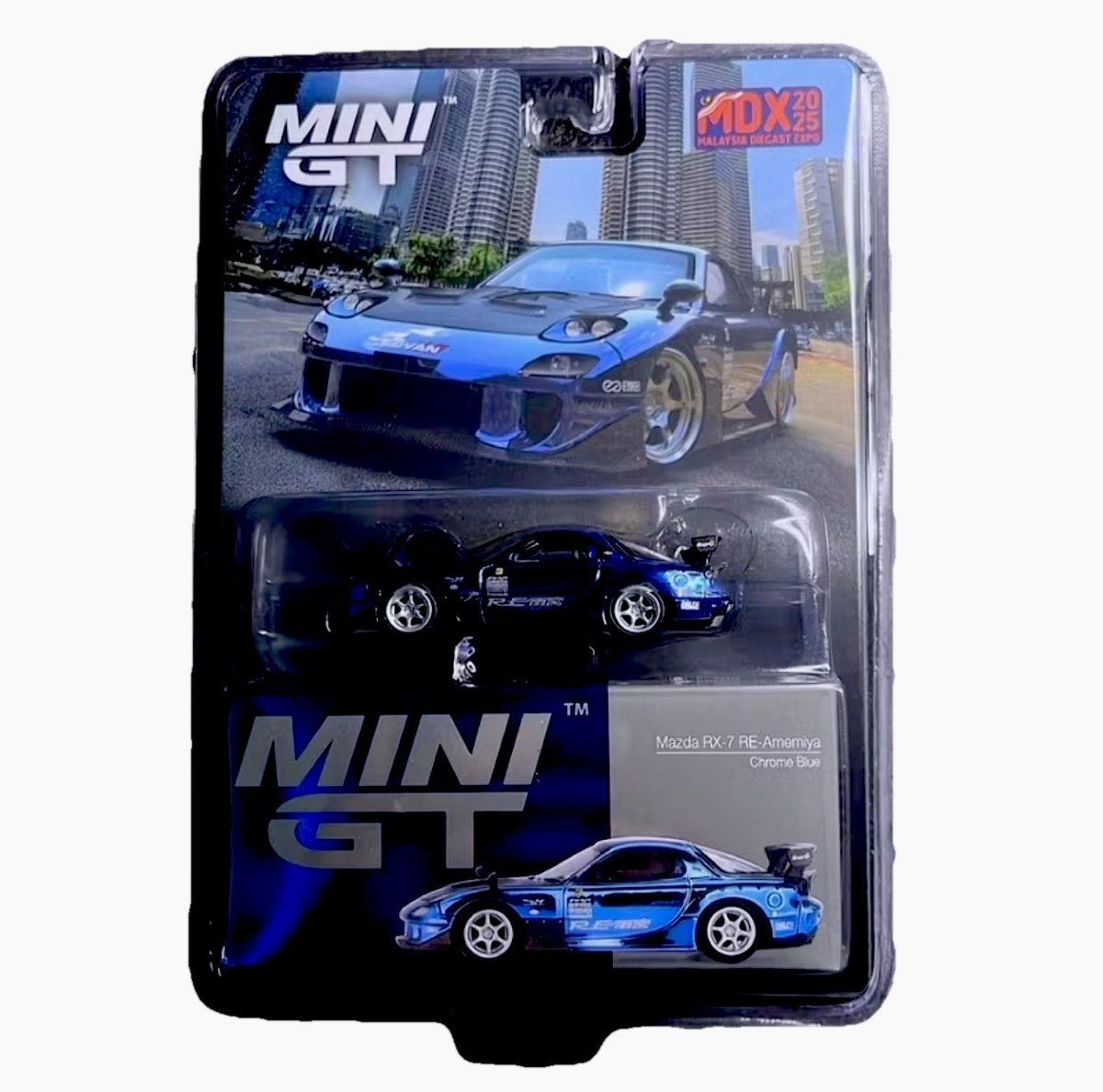 Mini GT MDX 2025 Mazda RX-7 Re-Amemiya Malaysia Diecast Expo 2025