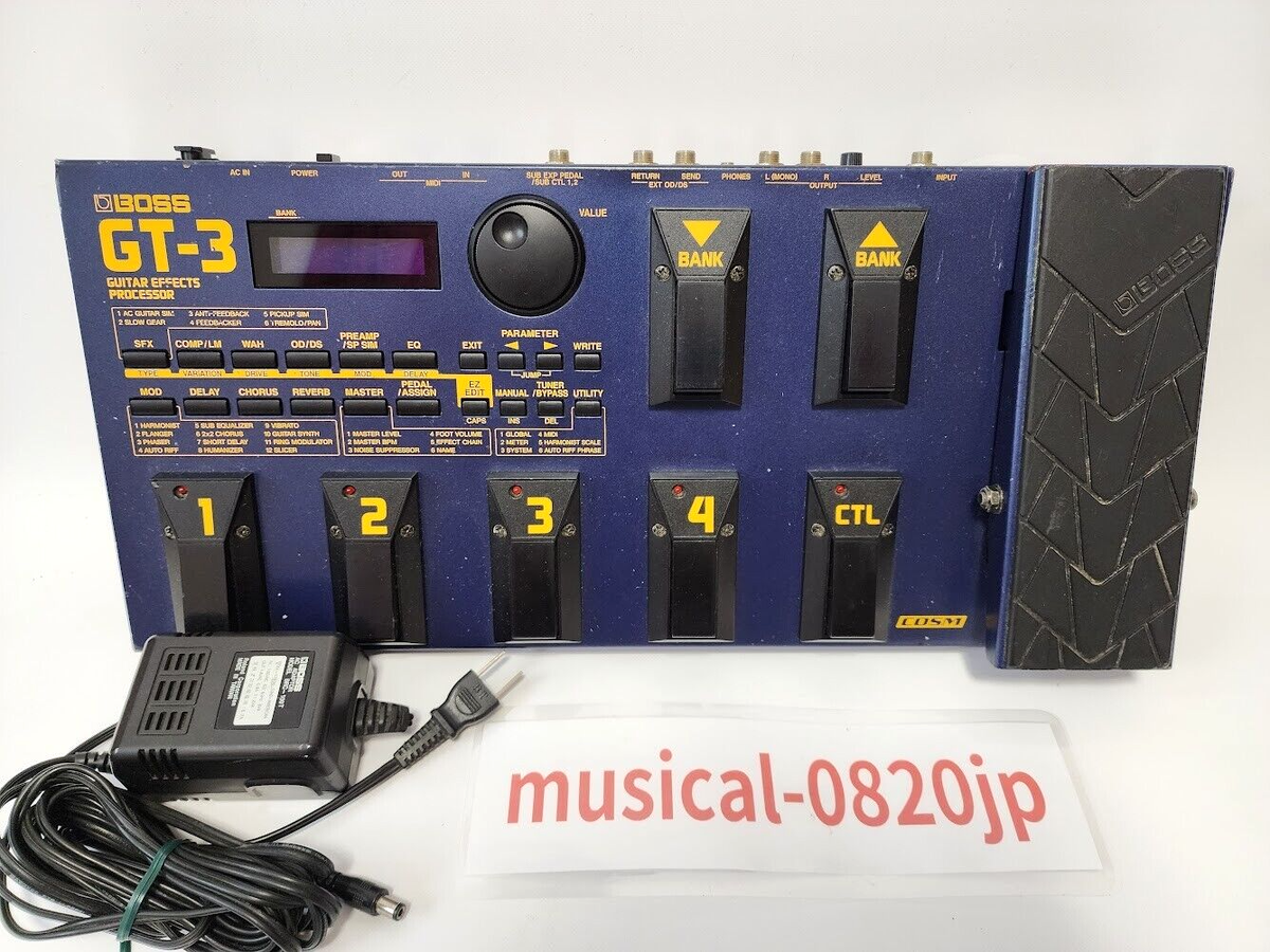 BOSS GT-3 Guitar Multi Effects Pedal Processor | eBay