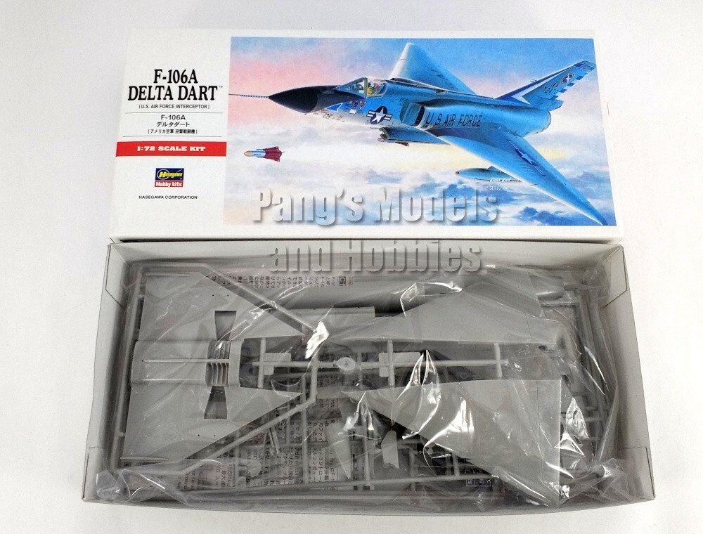 F-106 F-106A Delta Dart 1/72 Scale Plastic Model Kit - Hasegawa | eBay