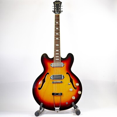 2000 Epiphone Casino VC Peerless-Made Sunburst w/ Dog Ear P90