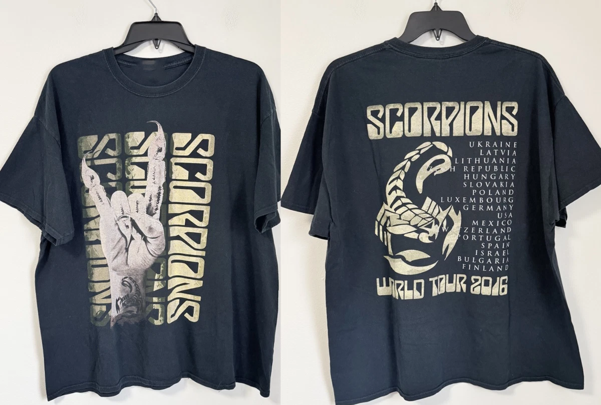 Scorpions Tour T Shirt In Men's T-Shirts for sale | eBay