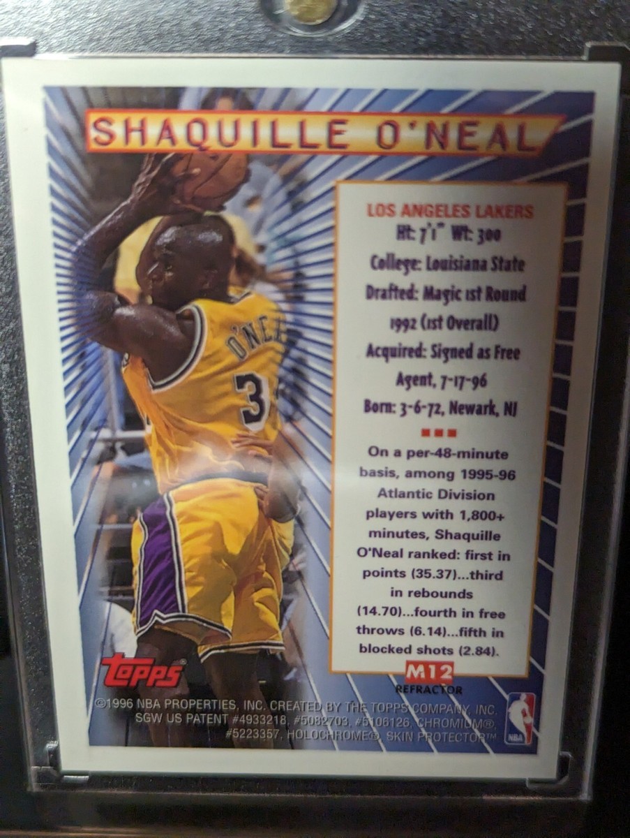 95-96 FINEST MYSTERY BOLS.REF. SHAQ