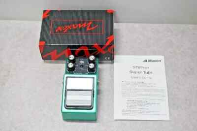 Maxon ST9Pro+ Super Tube Overdrive Guitar Effects Pedal JAPAN [NEW