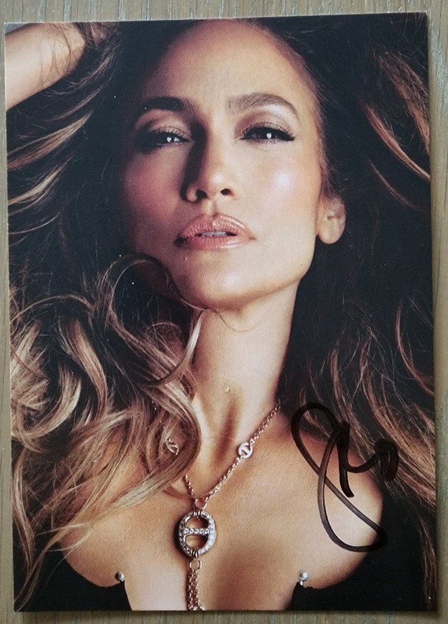 お値段交渉可】Jennifer Lopez 直筆サイン入りフォト お値段交渉可
