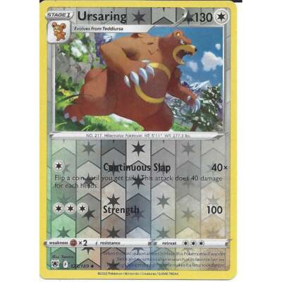 123/189 Ursaring : Reverse Holo - Pokemon TCG Card Astral Radiance