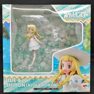 G.E.M. Series Pokemon Lillie & Snowy Alola Vulpix Figure MegaHouse