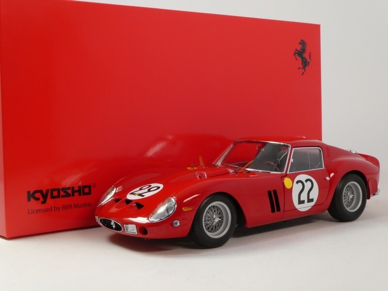 Kyosho Ferrari 250 GTO #22 Elde - Beurlys 24h Le Mans 1962 1/18