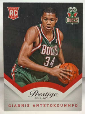 Giannis Antetokounmpo 2013-14 Panini Prestige RC Rookie Card #175