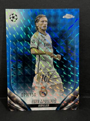 2023-24 Topps Chrome UEFA Club Competition Luka Modric Blue