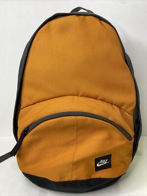 Nike Cordura Orange Gray Backpack 2000s Sample | eBay