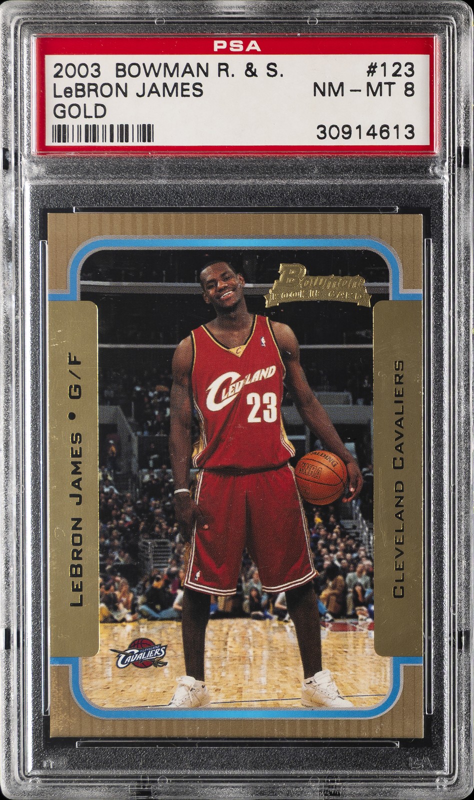 LeBron James 2003 Bowman #123 Gold Price Guide - Sports Card Investor