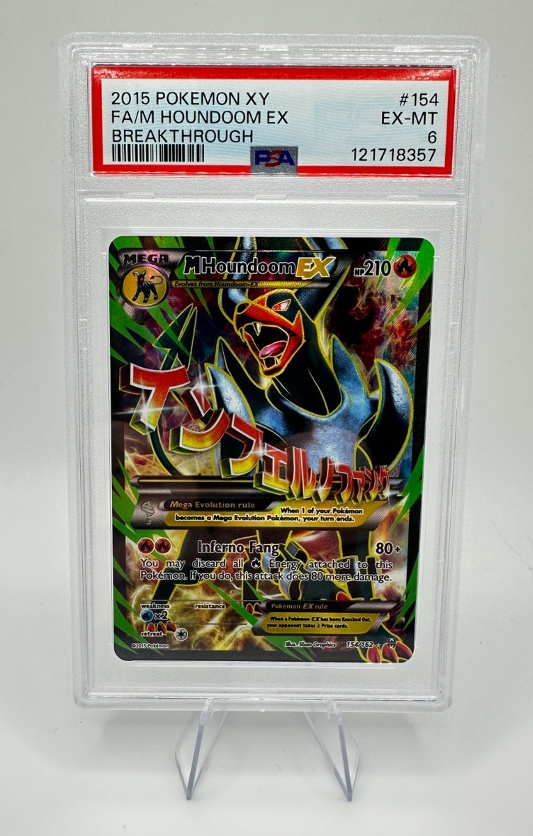 M Houndoom EX (Full Art) 154/162 Breakthrough Holo for sale online