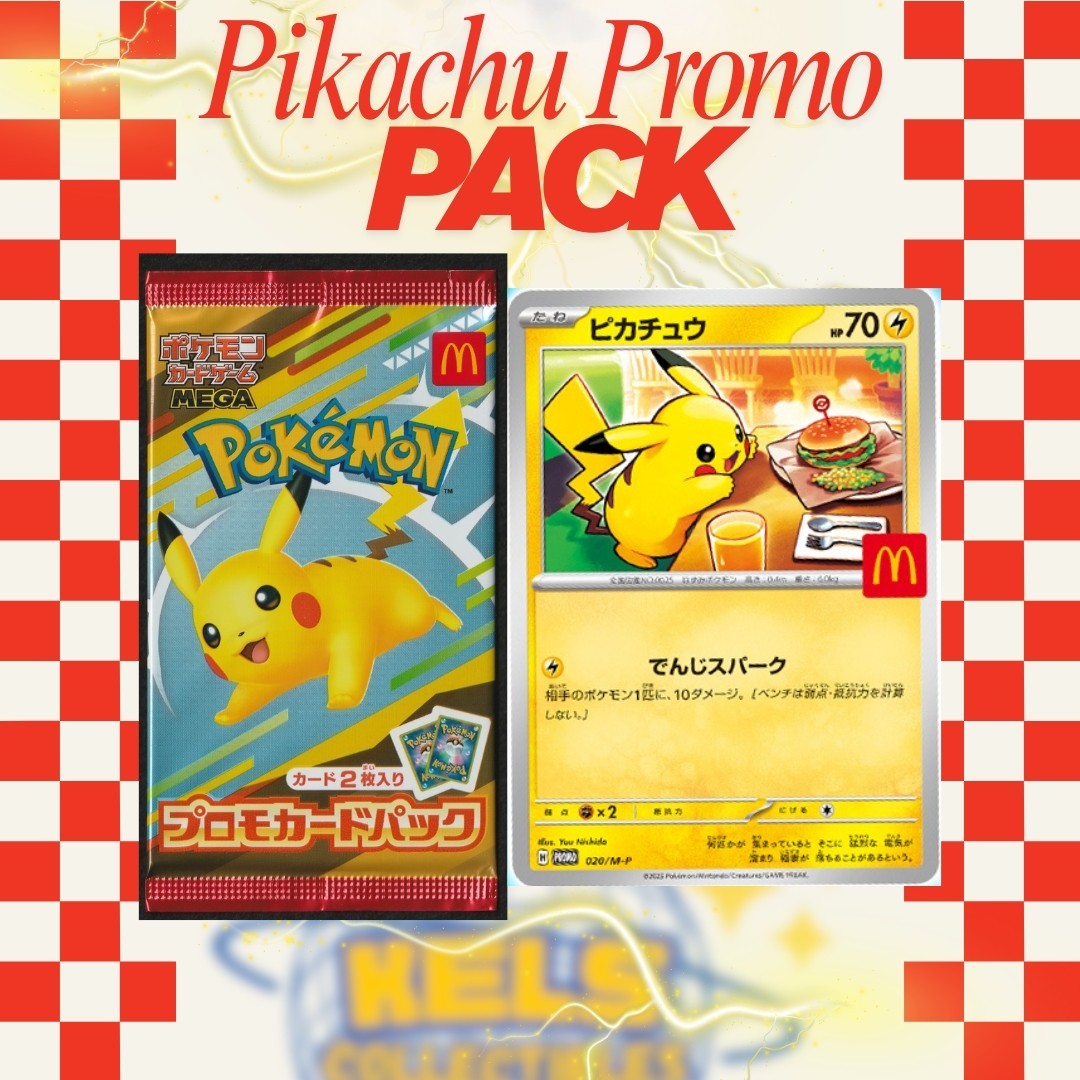 Pikachu 020/M-P McDonald's Promo 2025 Pokemon Card Pack US Seller