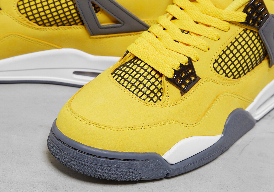 Nike Air Jordan 4 Retro Lightning Yellow Black AJ4 CT8527 700 Men