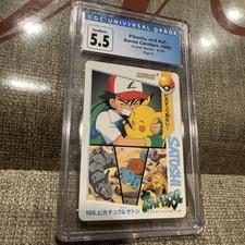 Ash & Pikachu #166 Prices | Pokemon Japanese 1999 Carddass