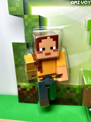 2025 Minecraft Figure 2-Pack: MEADOW WANDERER ARI & SIAMESE CAT (w