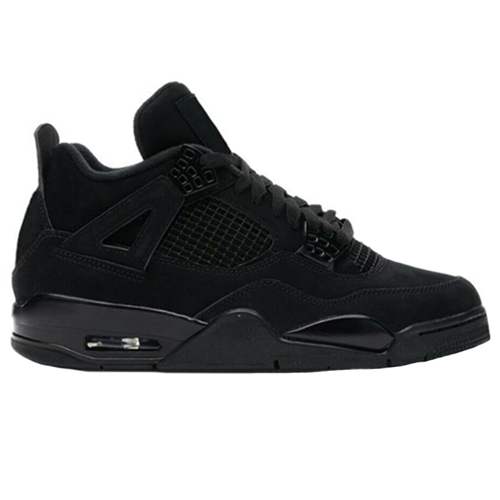 Air Jordan 4 Retro 'Black Cat' (2025) Sneakers Unisex Adult Mens