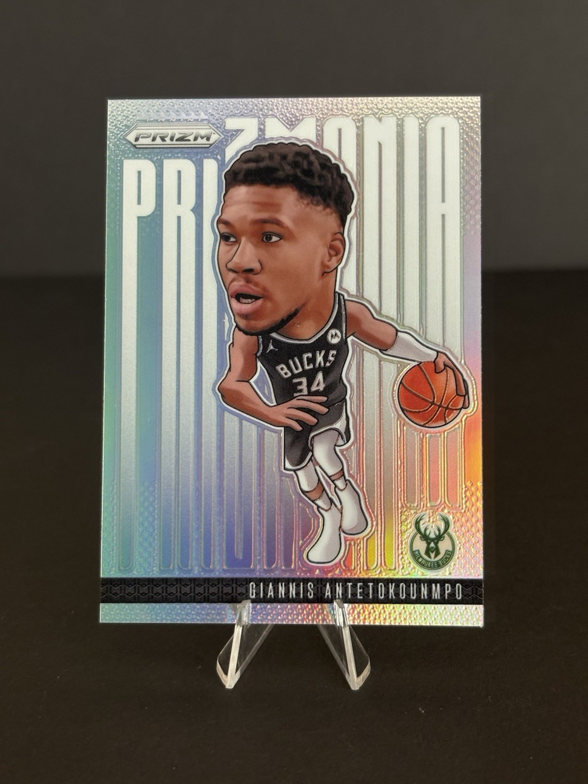 Giannis Antetokounmpo 2024 Prizm #18 Prizmania /(SSP) Price Guide