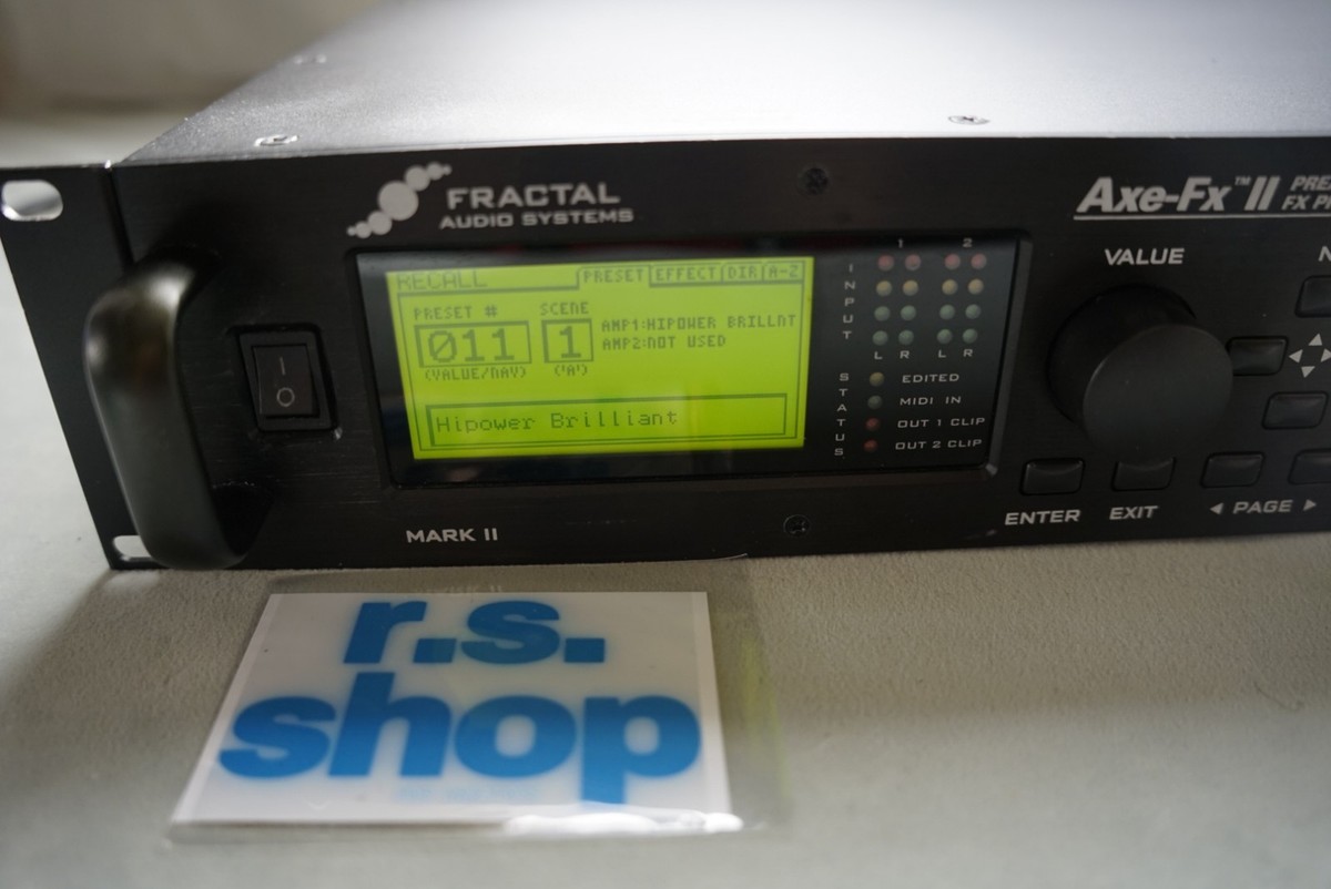 Fractal Audio Axe FX II MKii 2 Effect Rack Used Tested Working w