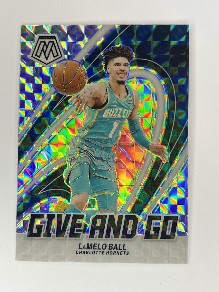2023-24 Panini Mosaic Basketball #13 LaMelo Ball Give and Go