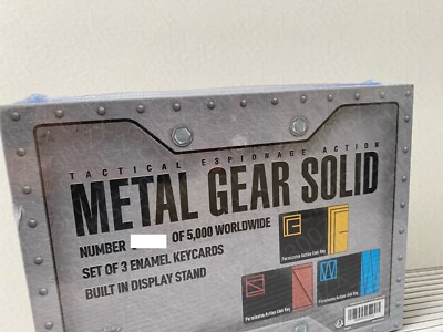 Metal Gear Solid Snake Limited Pal Link Key Card x3 Figure Box SET