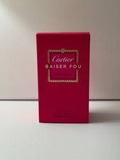 Cartier Baiser Fou for Women Eau De Parfum 2.5 Oz 75 Ml Spray for