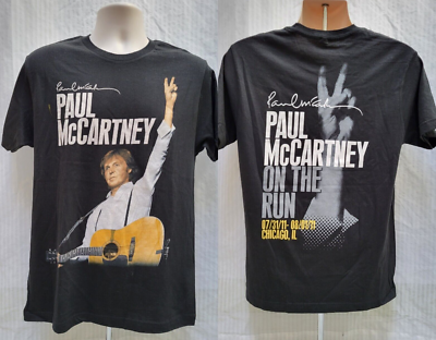 2011 Paul McCartney Chicago Tour 7/31-8/01 T Shirt Size M Beatles