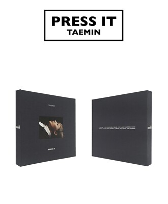 SHINee TAEMIN - PRESS IT Solo 1st Album SEALED Rare CD+PHOTOCARD+