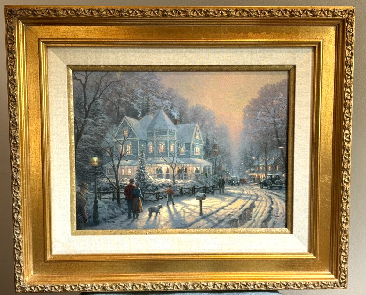 Thomas Kinkade Holiday Gathering In Art Prints for sale | eBay