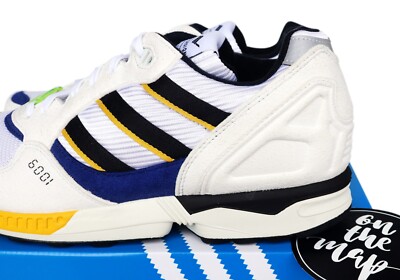 Adidas x Civilist ZX 6001 B Crystal White Blue UK 5 7 8 9 10 11 12