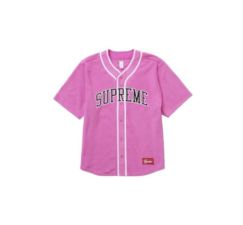Supreme Mesh Baseball Jersey Blue Size M | eBay