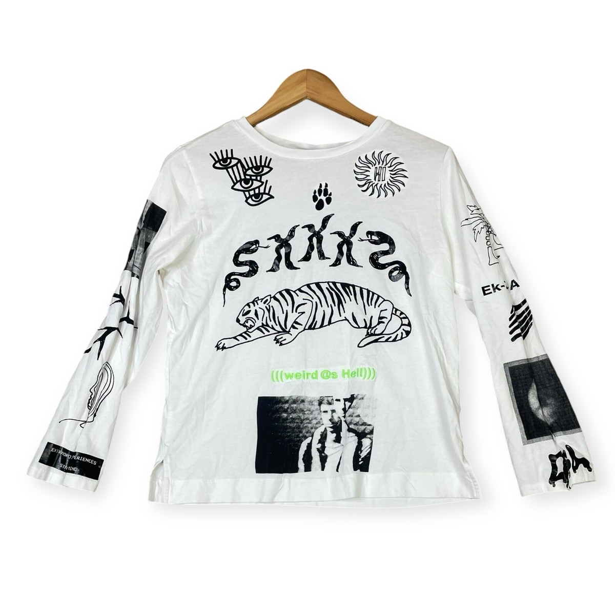 Diesel Tshirt Top Designer Longsleeve Weird As Hell Avant Garde