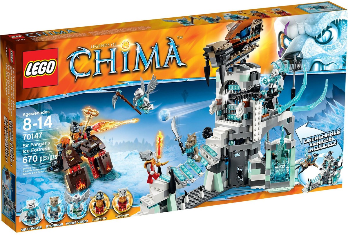 Lego 70147 Chima Sir Fangar's Ice Fortress ** Sealed Box ** 5