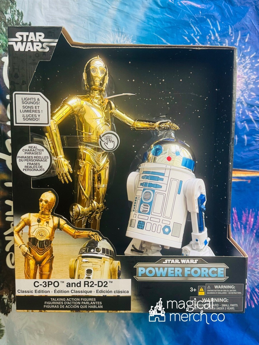 Star Wars Power Force C3-PO And R2-D2 Classic Edition TALKING