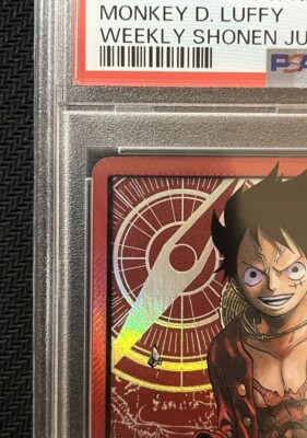 PSA 10 Lecafig Monkey D Luffy ST01 001 Gold ver Weekly Jump ONE