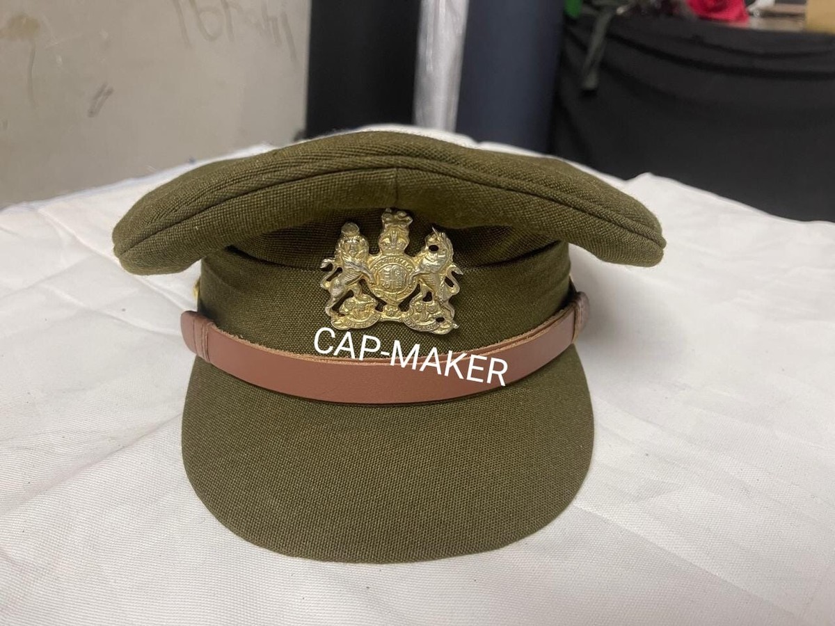 WW2 British Army Officers General Service Corps Peaked Cap | eBay