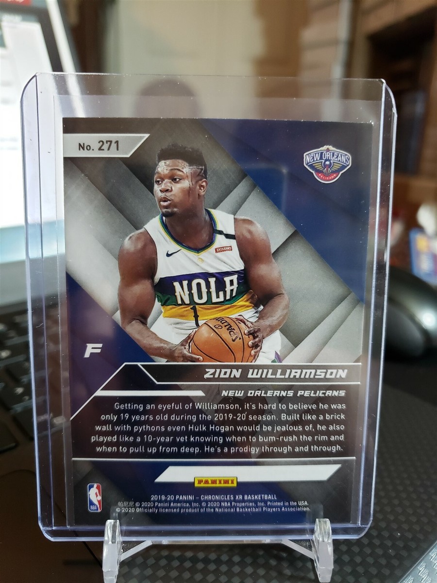 🏀 Zion Williamson 2019-20 Panini Chronicles XR Rookie Card #271