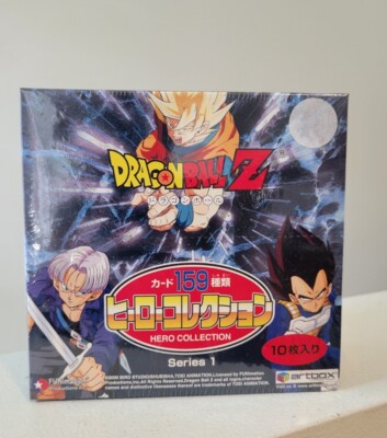 Artbox Dragonball Z Japanese Hero Collection Series 1 Cards Box