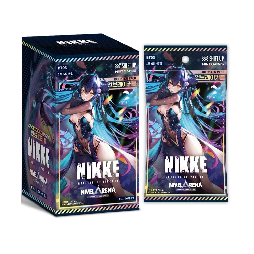 Nikke Goddess Of Victory [Nivel ARENA BT03] Unbreakable 24 Packs