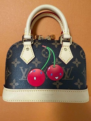 Louis Vuitton Takashi Murakami 2025 Cherry Monogram Nano Alma