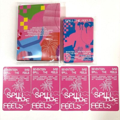 SEVENTEEN DINO SPILL THE FEELS Carat Official Binder + 4pcs