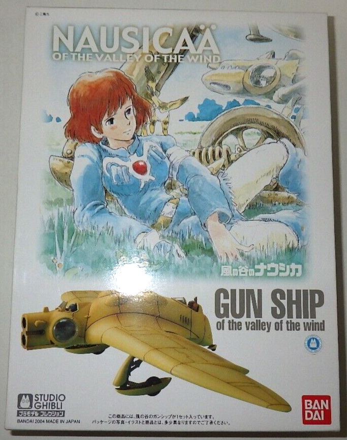 Bandai Ghibli Nausicaa Valley of Wind Gun Ship 1/20 Scale Model
