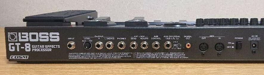 BOSS GT-8 Guitar Effects Processor Multi Guitar effect pedal Used