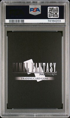 PSA 10 - FFTCG Final Fantasy TCG Cloud 19-114L Signature From