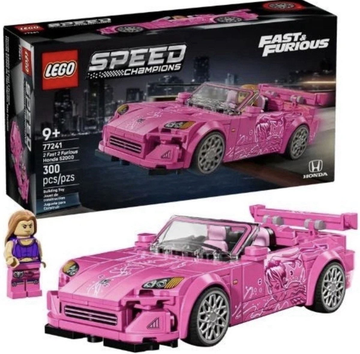 🔥LEGO Speed Champions 2 Fast 2 Furious Honda S2000 Suki Model