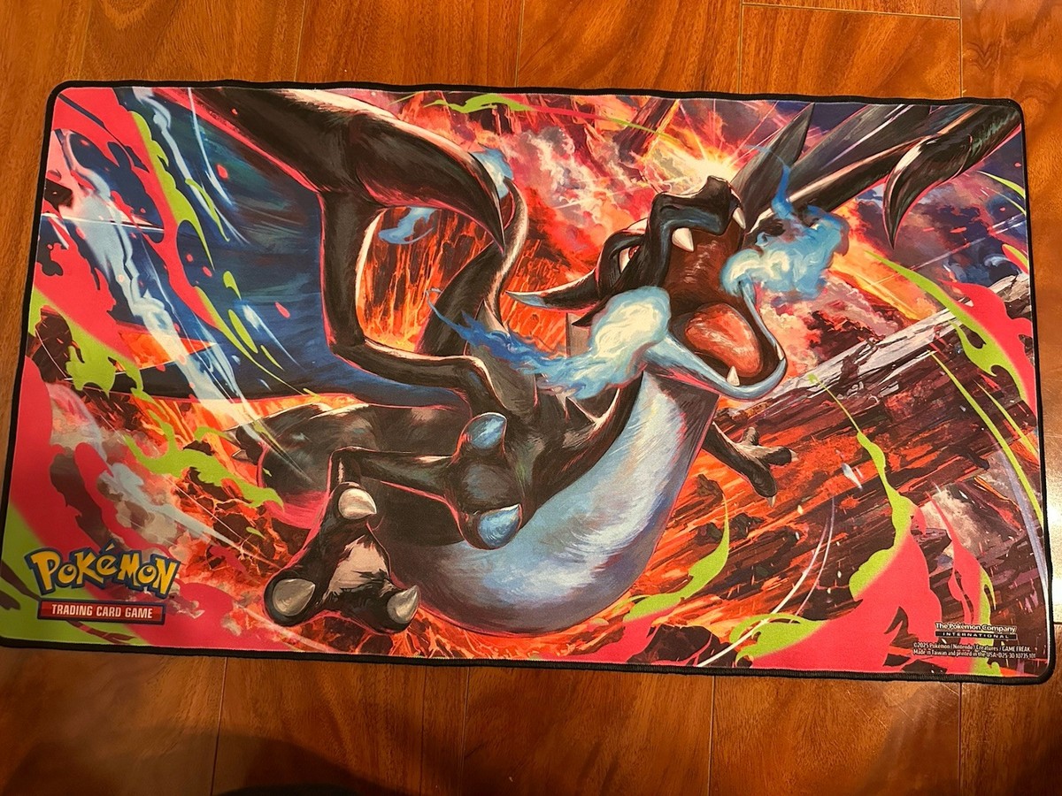 Mega Charizard X ex UPC Playmat Gaming Pad Mouse Pad Pokemon TCG