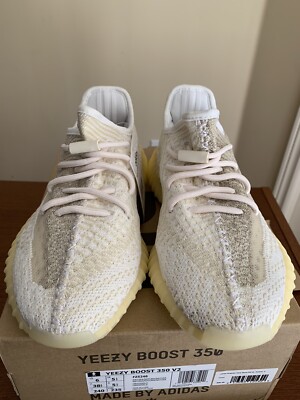 Brand New Deadstock Adidas Yeezy Boost 350 V2 Natural Mens US Size