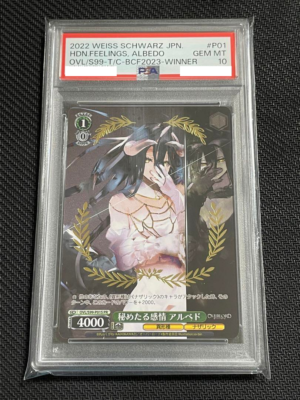 PSA 10 Weiss Schwarz Albedo Overlord BCF2023 Winner 2022 PR