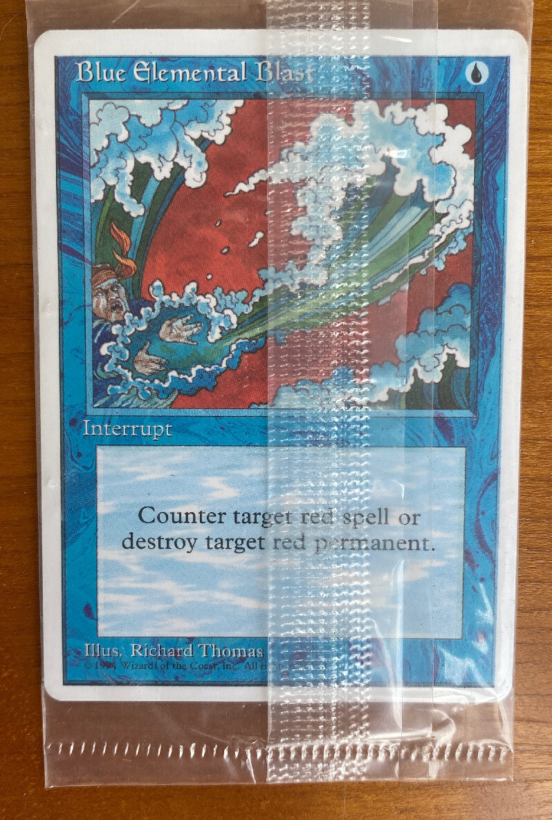 Blue Elemental Blast 1994 Wizards of the Coast Magic The Gathering