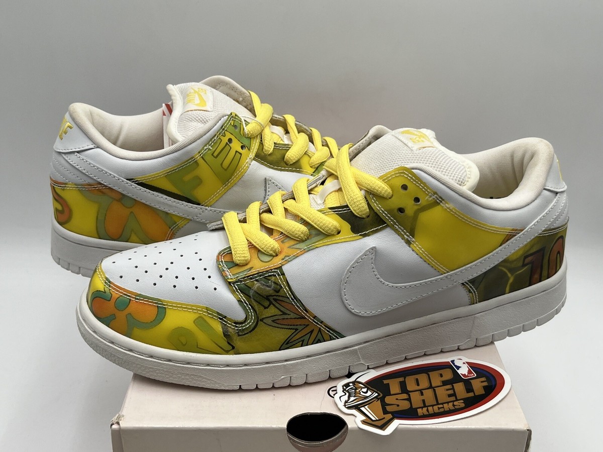 New Nike Dunk Low SB De La Soul 2005 Size 11 Rare Authentic White